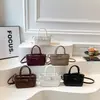Bolsa de Mão Quadrada Pequena Simples Estilo Coreano para Mulheres Nova Coleção Primavera 2026 Moda Casual Textura de Alta Qualidade Bolsa de Ombro Transversal