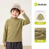 Camiseta Térmica para Niño Dududu Home Otoño Invierno Camiseta de Manga Larga para Niños Top de Invierno para Niñas Cuello Medio Alto para Bebé Ropa para Niños Pequeños