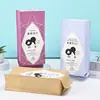 Bolsa de embalaje para alimentos, bolsa de aluminio personalizada, bolsa de ocho bordes autoportante, bolsa de café, bolsa de té de papel kraft, impresión personalizada