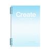 Cuaderno de hojas sueltas antiadherente Sijin B5, cuaderno extraíble A5, bloc de notas transparente de diario simple de alta apariencia