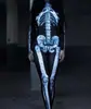 Colección de Cosplay de Esqueleto de Halloween Europeo y Americano, Ropa Ajustada con Estampados Únicos, Ropa de Rendimiento, Mono de Manga Larga
