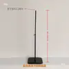 Base de Modelo con Fondo Grueso, Bordes Curvos, Placas Cuadradas Doradas y Plateadas, Discos Redondos, Accesorios para Soporte de Exhibición de Maniquí de Medio Cuerpo Masculino y Femenino, Barras