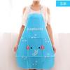 Versión coreana del delantal de dibujos animados transparente impermeable cocina antiaceite moda sin mangas pvc delantal peto fabricantes mayoreo