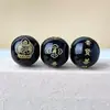 Ágata Vermelha e Preta Bronzeamento Doze Signos do Zodíaco Oito Santos Padroeiros Contas de Balde Acessórios para Pulseira DIY Tecida à Mão