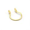 Anillo nasal falso de acero inoxidable de venta caliente europeo y americano, clip nasal, clavo para la nariz, joyería sin perforación, venta caliente de comercio electrónico transfronterizo