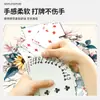 Tapete Silencioso Espesso para Mahjong Americano Tapete de Mesa Dedicado para Jogos de Cartas Tapete Guandan Tapete Antiderrapante para Poker Tapete de Mesa para Jogos de Tabuleiro