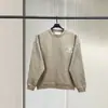 Moletom Essenciais com Forro de Fleece Gola Redonda High Street Estilo Americano Tendência Oversized Solto Casal Casual Esportivo Top Masculino
