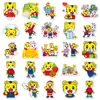 50 Piezas de Pegatinas de Dibujos Animados Qiaohu para Educación Temprana, Impermeables, Adecuadas para Cuadernos, Teléfonos Móviles, Baterías Portátiles y Diarios, Al Por Mayor