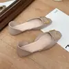 Zapatos de Mujer de Tacón Bajo Estilo Francés Verano 2026, Zapatos Mary Jane Huecos de Gama Alta para Mujer, Zapatos Planos Elegantes para el Trabajo