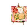 Pintura a óleo digital infantil DIY para preencher 20*20 pintura decorativa animais de desenho animado fofos 30*30 pintura para colorir à mão
