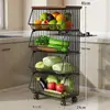 Prateleira de Armazenamento para Mesa, Aparador para Sala de Estar, Organizador em Camadas para Lanches e Copos de Água, Cesta de Armazenamento para Frutas e Vegetais de Cozinha