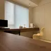 Mostrador de barra de madera maciza de nogal negro, mesa de centro de madera natural, tablero ajustable, tablero de esquina flotante, mesa de comedor de madera maciza