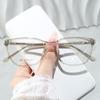Moda TR90 inserir óculos de perna tendência nova planície simples espelho transfronteiriço comércio exterior armação de óculos de olho de gato mulheres atacado