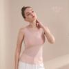 Verano Talla Grande Gordo mm Camisola Sin Costuras de Seda de Hielo para Mujer Top Corto Suelto Top Tubo Íntimos Cuello en V Camiseta Base