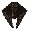 Nuevo chal estilo coreano para Primavera y Verano, elegante y moderno para dama, con diseño de flor hueca en forma de capullo, prenda exterior triangular, hermosa bufanda versátil