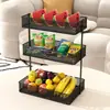 Bandeja de frutas de hierro de lujo ligero, estilo nórdico, cuenco de caramelos para mesa de centro de sala de estar moderna, bandeja para bocadillos y frutas secas, cesta de frutas de moda