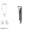 En Stock Tubo Suave Compuesto de Aluminio-Plástico de Alto Brillo Plateado de 20 ml para Envase de Cosméticos para Base de Maquillaje, Crema para Ojos y Loción Esencia