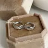 Pendientes Dorados Franceses Exquisitos para Mujer, Elegantes Pendientes de Aro, Lujo Accesible y de Gama Alta, Nuevos Pendientes Únicos 2025