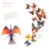 Adesivos de Parede Borboleta 3D Adesivos de Geladeira Decorações Artesanais Decorativas para Janela Papel de Parede Borboleta PVC Cor Total H-003