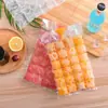 Sacos Descartáveis para Cubos de Gelo, Moldes Espessos para Cubos de Gelo, Bandeja para Cubos de Gelo com 24 Compartimentos, Em Estoque Pacote com 10 Sacos Autoabsorventes de Água para Cubos de Gelo