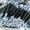 Mangueira de aço trançada para óleo hidráulico de alta pressão, mangueira de borracha para mineração, montagem de mangueira para veículo de engenharia