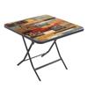 Mesa Redonda Plegable Mesa Cuadrada Pequeña Alquiler de Apartamento Pequeño Mesa Plegable para el Hogar Alquiler Casa Mesa de Comedor Plegable
