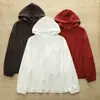 Moda Primavera 2025 Estilo Artístico Sudadera con Capucha de Doble Capa de Gasa de Algodón Camisa de Manga Larga para Mujer, Top Casual Holgado