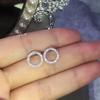 Aretes de nicho de explosiones transfronterizas no se desvanecen aretes de diamantes de alta gama aretes de circonita de moda europea y americana para el día a día