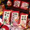 Sobre Rojo de Año Nuevo 2026 Año del Caballo Bolsa de Sobre Rojo Día de Año Nuevo y Festival de Primavera Paquete Rojo Creativo de Dibujos Animados del Zodiaco Monedero de Año Nuevo para Niños