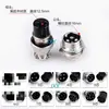 Conector de Aviação Balança Eletrônica Fio de Solda Plugue Soquete Macho e Fêmea GX16-2 3 4 5 6 Pinos 7P 8P