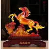 Adorno de Éxito de Caballo de Año Nuevo Mascota del Año del Caballo Decoración de Escritorio para Sala de Estar u Oficina