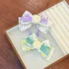 Corda de Cabelo Borboleta Rosa Super Fada, Corda de Cabelo para Rabo de Cavalo de Menina com Aparência Sofisticada, Aro de Cabelo Bola Popular Acessório de Cabeça