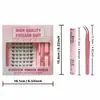 Kit de Cola para Cílios Postiços Transfronteiriço, Grande Capacidade, Cílios Postiços Pequenos de Cereja, Fotogênicos, Inteligentes, Leves e Não Macios