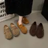 Nuevos mocasines slip-on con suela de viento suave para mujer, zapatos de una pieza para mujer, mules, versátiles 2026, de doble uso, estilo old money, tacón oculto, otoño