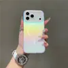 Adecuado para funda de teléfono móvil Iphone17, funda magnética esmerilada de color degradado acrílico con logo de Apple 17Promax 18Pro
