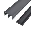 Riel Superior e Inferior para Puertas Correderas de Armario, Puertas Divisorias, Rieles Guía de Aluminio para Puertas Correderas de Baño de Doble Vía Cóncavo-Convexo Venta al por Mayor