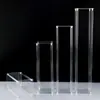 Set de Exhibidores de Cubo Transparente Acrílico Personalizado Desmontables Florero Adecuado para Decoración de Bodas y Fiestas