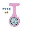 Venta al por mayor del fabricante Reloj de enfermera de silicona de moda más vendido con pin Caja de plástico Reloj de silicona para el pecho Reloj de bolsillo para estudiantes