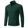 Comércio Exterior Transfronteiriço 2026 Moda Masculina Outono e Inverno Novo Suéter de Tricô Amazon Camada Base Top Casual Tendência