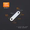 Pieza de Conexión para Sábana Plana Personalizada Código de Ángulo Recto Hierro de Ángulo Largo Pieza de Hierro Rectangular Piezas de Conexión para Muebles Piezas de Reparación Mesas y Sillas