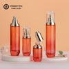 Yijing Cosmetics Material de Embalagem Frasco de Vidro Conjunto de Loção Cabeça Bomba Loção Conta-Gotas Frasco de Essência Frasco de Creme Facial Personalização