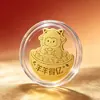 Año de la Oveja Oro Puro 999 Tener Dinero para Gastar Pegatina para Teléfono Móvil de Oro Pegatina de Lámina de Oro de Oveja Pequeña Tienda Tráfico de Transmisión en Vivo Controlador de Tráfico Fábrica de Productos Al por Mayor