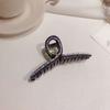 Pinza para el cabello de mujer Dongdaemun de Corea del Sur, de gran tamaño, con personalidad, moderna, estilo europeo y americano sencillo y extrovertido para mujer.