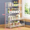 Estante de Especias para Cocina Encimera Condimentos Botellas de Salsa de Soja Vinagre Sal Especias Estante de Almacenamiento Multifuncional de Escritorio de Múltiples Capas