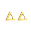 Aretes de Aro Transfronterizos Europeos y Americanos de Acero Inoxidable con Oro de 14K, Aretes de Alta Gama, Aretes para Mujer, Clips para Orejas Simples y Elegantes