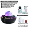 Altavoz Bluetooth LED Transfronterizo Luz de Atmósfera de Ritmo Musical Carga USB Interior Luz de Proyección de Cielo Estrellado Dinámico Aurora Boreal