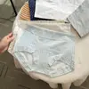 Novo Tipo a Algodão Bebê Roupa Íntima Feminina Algodão Puro Feminino 10A Antibacteriano Cavalo Estendido Estampado Fofo e Doce Boxer