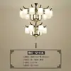 Nuevo Lámpara de Araña China Lámpara de Sala de Estar Estilo Chino Sala de Té Lámpara de Loto Retro Habitación Privada Restaurante Hotel Lámparas Chinas Colección Completa