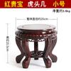 Soporte para Flores de Secuoya para Interior Sala de Estar de Pie Mesa Florero de Madera Maciza Maceta Base para Acuario Orquídea Colgante Base de Rábano Verde
