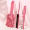 Set de Peines de Estilo para el Hogar Peine con Masaje y Calados Peine para el Cabello Peine Plegable Conveniente Peine Alisador de Cabello Set de Tres Piezas